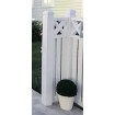 Crosses "X" to suit our Hamptons Fences - Black White Dark Grey