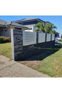 White Slat Infill Panels PER SQM - We cut to SIZE then you take home and DIY I
