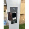 PUSH BUTTON on 1 SIDE - SECURITY LOCK - Black or Silver or White locks