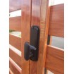 PUSH BUTTON on 1 SIDE - SECURITY LOCK - Black or Silver or White locks