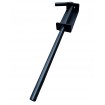 Drop Bolts for Gates Doors in Black, White or Dark Grey 300mm long Security Snibs