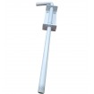 Drop Bolts for Gates Doors in Black, White or Dark Grey 300mm long Security Snibs