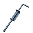 Drop Bolts for Gates Doors in Black, White or Dark Grey 300mm long Security Snibs