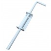 Drop Bolts for Gates Doors in Black, White or Dark Grey 300mm long Security Snibs