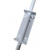 Drop Bolts for Gates Doors in Black, White or Dark Grey 300mm long Security Snibs