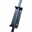 Drop Bolts for Gates Doors in Black, White or Dark Grey 300mm long Security Snibs