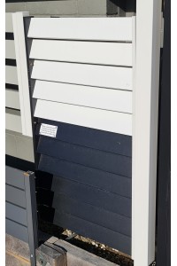 LOUVRE 100mm SLAT Horizontal Screens & Fences - Sold per SQM - Fixed Louvres slats 