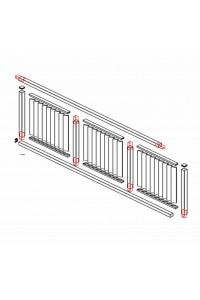 LOUVRE VERTICAL SLAT SLIDING Gates -  SQM Guide