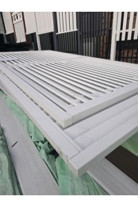 LOUVRE Vertical SLAT Gates & Screens -  65mm Louvres - 50mm Frame