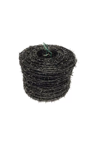 Barbed Wire DELIVERED 2.7mm x 100m Wire coated in PVC BLACK