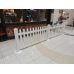 960h Post Picket PVC Fence **Pickup** White Temporary Portable Fencing Events