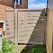 Slat Vertical Paperbark Gates Made to Measure  - Custom - SQM PRICE - Plus 7 other colours