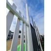 Picket Fencing 65mm Slats - White or Black or Dark Grey Pickets Custom Size