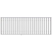 Picket Sliding Gates 65 or 100 mm Slats - White or Black or Dark Grey Pickets Custom Cut