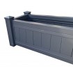 Aluminium Planter Box Custom Sizes high quality White, Grey, Black, Merbau