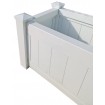 Aluminium Planter Box Custom Sizes high quality White, Grey, Black, Merbau