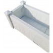 Aluminium Planter Box Custom Sizes high quality White, Grey, Black, Merbau
