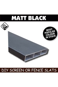 Slats in Black -100x16mm - 4.8m long Slat - Bulk item & Uncut