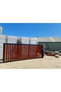 Sliding Slat Gate VERTICAL SLATS - Made to Measure from Slats - SQM PRICE Gates