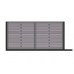 Sliding Slat Gate - Horizontal 100mm SLATS Made to Measure from Slats - SQM PRICE Gates