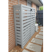 Solar Battery Covers - Slatted - White Aluminum - Roof & Door Options - See SQM Guide