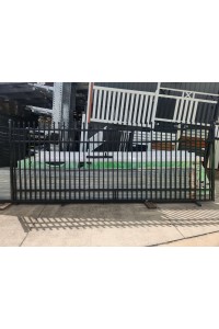 Sliding Gates - Custom sizes - Security - Spike or Square top SQM  Spear Crimped