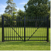 Square Top Security Bar Gates - Custom sizes -  SQM  Guide