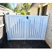Slat Vertical White Gates Made to Measure  - Custom - SQM PRICE - Plus 7 other colours