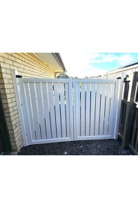 Slat Vertical White Gates Made to Measure  - Custom - SQM PRICE - Plus 7 other colours