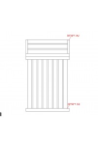 Vertical with Horizontal Tops - Fence Gates Sliders - SQM Guide