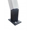 Post base or Header beam drop post Bracket for 50x50mm Posts in  WHITE