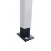 Post base or Header beam drop post Bracket for 50x50mm Posts in  WHITE
