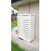 Solar Battery Covers - Slatted - White Aluminum - Roof & Door Options - See SQM Guide