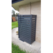 Solar Battery Covers - Slatted - White Aluminum - Roof & Door Options - See SQM Guide