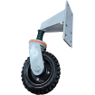 White Gate Wheel Heavy Duty - Free Delivery