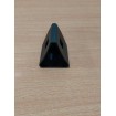 50x Black Triangular Star Picket Caps