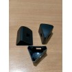 50x Black Triangular Star Picket Caps