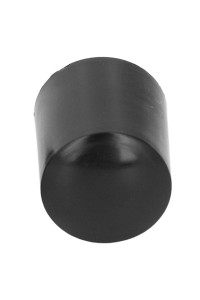 50x Black Round Star Picket Caps