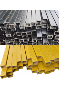 6m Fiberglass FRP Structural Joist 50x50mm Black or Yellow Joists Framing PICKUP