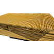 FRP Walkway Grating Anti Slip Resin Fiberglass 2440mm x 1220mm 30x30 Yellow Grit