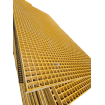 FRP Walkway Grating Anti Slip Resin Fiberglass 2440mm x 1220mm 30x30 Yellow Grit