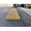 FRP Walkway or Stair Treads DELIVERED Anti Slip Resin Fiberglass 1220mm x 310mm 12x12 GREY Grit Stairs