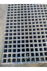 FRP Walkway or Stair Treads DELIVERED Anti Slip Resin Fiberglass 1220mm x 310mm 12x12 GREY Grit Stairs