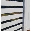 PVC Slat Slat U-Channel White – 2000mm Long