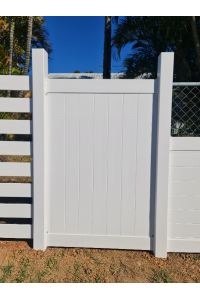 Polymer VERTICAL T&G Slat Fence - All Custom Sizes in PVC - SQM Guide