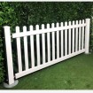960h Post Picket PVC Fence **Pickup** White Temporary Portable Fencing Events