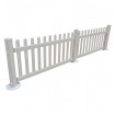 960h Post Picket PVC Fence **Pickup** White Temporary Portable Fencing Events