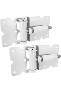 PVC Gate Hinges (Pair) White Gate Temporary Fence Portable Fencing Events Entry