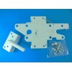 GATE LATCH White FOR PVC, POLYMER or VINYL FENCING