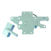 GATE LATCH White FOR PVC, POLYMER or VINYL FENCING